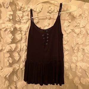 American Eagle Front Tie Tank Top